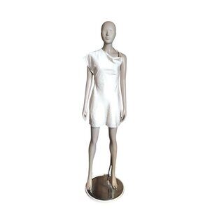 White Fox Off White Scoop Back Dress